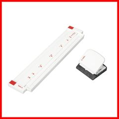 【新着商品】ルーズリーフパンチ ゲージパンチ A4/B5対応 5枚 カール事務器(CARL) ホワイト 日本メーカー GP-2630-W