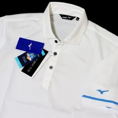 ●送料390円可能商品 ミズノ ゴルフ MIZUNO GOLF 新品 メンズ 吸汗速乾 ストレッチ 半袖 ポロシャツ 白[52JA9051011N-2XL] 一 三 零★QWER