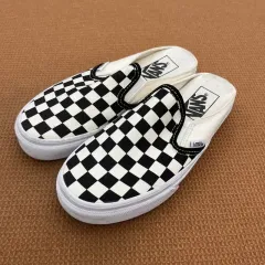 楽天市場】vans スリッポン 赤 チェッカーの通販