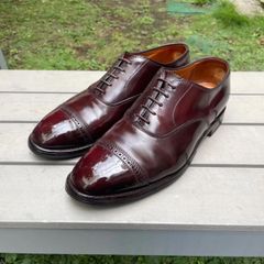 コードバン　Alden オールデン　パンチドキャップ　ストレートチップUS8.5