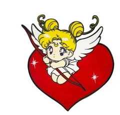 （3個セット）美少女戦士セーラームーン メタルピンズ 可愛いセーラームーン ハートバッグチャーム バッジ