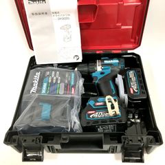 未使用 makita マキタ 充電式ドライバドリル DF002GRDX フルセット 40Vmax 2.5Ah 青 純正品 コードレス 電動工具 △ DW3192のサムネイル