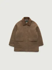 ★新品the barnnetキャラメルアウターThe Barnnet coen Penneys（ぺニーズ）別注ジャガードニット -ファッション