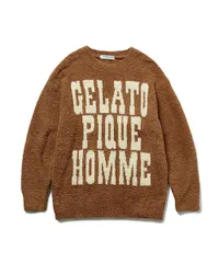 《ジェラートピケ》【HOMME】パウダービッグロゴ プルオーバー Mサイズ