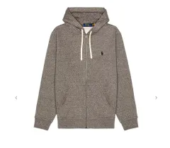 POLO RALPH LAUREN(ポロラルフローレン) フード付き ジップアップパーカー ジン・グレイ 2XL