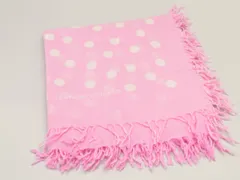 ツモリチサト TSUMORI CHISATO ネコドット ストール/マフラー ピンク レディース F-MR1046のサムネイル