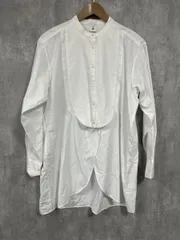 6 ROKU ビューティー＆ユース ユナイテッドアローズ ドレスシャツ バンドカラー ブラウス シャツ size38/白 ■◇ レディース