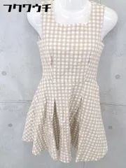 ◇ dazzlin ダズリン ノースリーブ ミニ ワンピース サイズS ピンク ホワイト レディース 【中古】 【1102180008438】