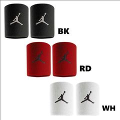ジョーダン　Jordan　ジャンプマン リストバンド　Dri-FIT Wristbands　ブラック　レッド　ホワイト　2個セット　JD1007