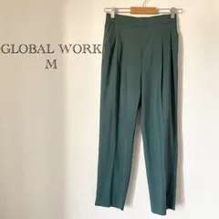 新品未使用　グローバルワーク　美シルエット　ドライテーパードパンツ　M