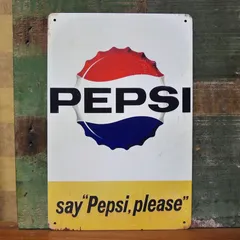 【ペプシコーラPEPSI COLA】ヴィンテージ看板 Yahoo!オークション - 406E 看板 ペプシコーラ PEPSI-COLA 昭和