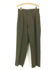 古着 50s-60s ノルウェー軍 ダブルボタン ヘビー ウール トラウザーズ パンツ W31 L31 美品!! 