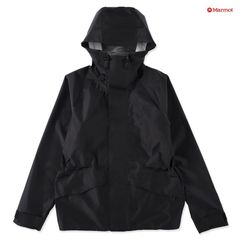 MARMOT ALL WEATHER PARKA JACKET【BLACK】(L・XL)(マーモット 通販 メンズ 大きいサイズ ゴアテックス オールウェザーパーカ アノラックジャケット ナイロンジャケット マウンテンパーカー 防水 TSSMR402)