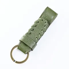 新品 イルビゾンテ キーリング キーホルダー La Fiaba ラ フィアーバ メンズ レディース グリーン SKH149PV0001GR373B レザー【ネコポス】