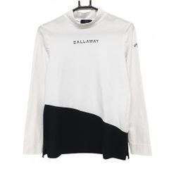【超美品】レザレクション 半袖ハイネックシャツ 白×グリーン ボーダー メンズ L ゴルフウェア 2023年モデル Resurrection 超美品】レザレクション 半袖ハイネックシャツ 白×グリーン