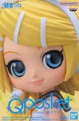 【中古】フィギュア 鏡音リン A(衣装濃) 「初音ミク」 Q posket-鏡音リン-