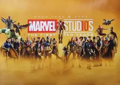 【中古】ポスター MARVEL STUDIO 10周年記念A3ポスター 「アベンジャーズ/エンドゲーム」 来場者特典