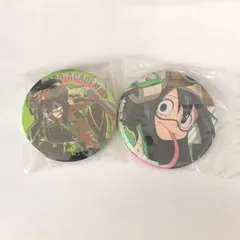 僕のヒーローアカデミア　大きめ 缶バッチ2個セット　蛙吹梅雨