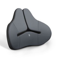 【人気商品】Meikaso 腰クッション ランバーサポート ファッション背もたれ カークッション ウェストクッション 着座 アップグレード ハイエンド 運転 腰楽 低反発 枕 通気性 人間工学 腰サポート 車用品 オフィスチェア用品 (グレー)