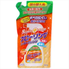 【まとめ買い-24点セット】スーパーオレンジ　フローリング　詰替　３５０ＭＬ 【 ＵＹＥＫＩ 】 【 床用洗剤 】