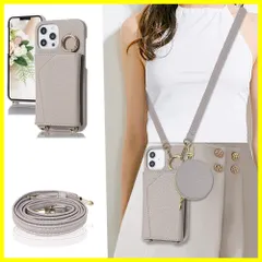 iphone 11 ケース 肩掛け 小銭入れ 11ケーススマホ 手帳型ケース ショルダーストラップ 小銭入れ 首かけ アイフォン 11ケース 鏡付き 背面カードポケット付き 耐衝撃 財布型 カード収納 スタンド機能可能 保護ケース スタンド機能 PUレザー i