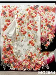 振袖 豪華 金彩 銀彩 桜尽くし 紋意匠 身丈170cm パールトーン加工済 MO2664