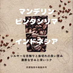 焙煎コーヒー豆　ビンタンリマ　生豆200g(生豆100g×2）