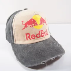 3 RED BULL レッドブル ダメージ加工 キャップ グレー  帽子のサムネイル