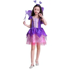 [JOMA-E Shop] ハロウィン コスプレ衣装 子供 女の子 魔女 精霊 仮装 衣装 キッズ プリンセス ドレス コスチューム クリスマス 誕生日プレゼント お祭り 縁日 子供会 花の妖精 ウィッチ 変装 舞台服