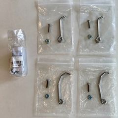 ※タグなし【KiLEY / キーレイ・NITTO / 日東】自転車用ライト取り付け金具５個セット センターフォークステー・ランプホルダー【新品】自転車用ライト取り付け金具セット