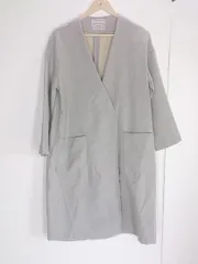 ◇ BEAMS LIGHTS ビームス ライツ 長袖 ロング コート サイズ38 グレー レディース 【中古】 【1002800364671】