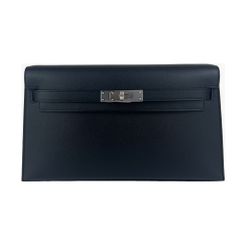 新品未使用 HERMES エルメス Kelly elan Black ブラック Madame マダム PHW シルバー金具 Stamp-K K刻印 ショルダーバッグ クラッチバッグ