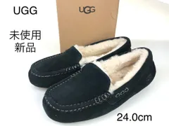 UGG モカシン 24cm 美品 UGG - アグ UGG 美品 モカシン ローファー シューズ US7 24.0