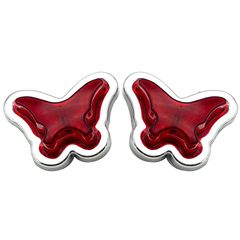 LISPHOS LED マーカーランプ グリルマーカー 蝶 サイドマーカー デコトラ 軽トラカスタムパーツ 角マーカー 12V 24V (点滅2個 レッド) [点滅2個 レッド]