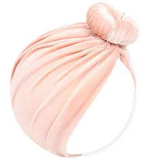 ベロア ベルベット ターバン ヘアーバンド ヘアバンド ヘッドバンド ニューボーンフォト 頭 保護 帽子 リボン 春夏秋冬 新生児 赤ちゃん ベビー (桜, 同じサイズ) [桜] [同じサイズ]