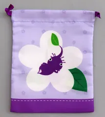 【中古】バッグ 紫ピクミン/巾着 いっしょに運ぶ ポーチコレクション 「一番くじ ピクミン ～おうちでのんびりコレクション～」 E賞