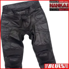 NANKAI 南海レザーパンツ　レーシング　サイズL Amazon | 南海部品 NANKAI（ナンカイ） レザーパンツ ブラック