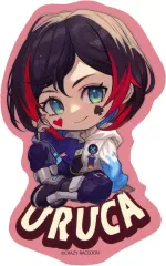 【中古】食玩 ステッカー・シール うるか ステッカー 「Crazy Raccoon グミ ぶどう味」 