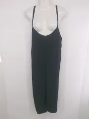 ◇ mysty woman ミスティウーマン カジュアル シンプル 無地 ワイド サロペット サイズF ブラック レディース P  【1307040033784】のサムネイル
