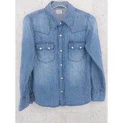 ◇ Lee リー 長袖 ウエスタン デニム シャツ M インディゴ *  【1002797705396】