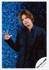 【中古】生写真(ジャニーズ) Hey! Say! JUMP/岡本圭人/上半身・衣装黒・右手パー/「White Love」PV＆ジャケ写撮影オフショット/公式生写真