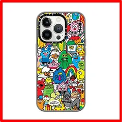【送料無料 】Fun Friends by Jon Burgerman_iPhone 14 Pro (Matte Grey) CASETiFY コンパクト iP