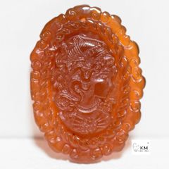 ж天然石赤メノウカメオ　素材