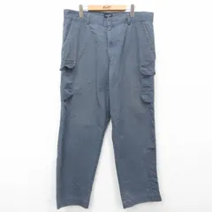 W38/古着 ドッカーズ カーゴ パンツ メンズ 00s コットン 紺系 ネイビー 25apr21 中古 ボトムス ロング