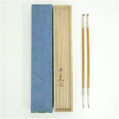 ウ308 煙管『金工師 木村清五郎（清雲）』『即中斎好写南鐐純銀 キセル