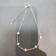 【EL6】セイレーンアズーロ Sirena Azzurro　ブーケ　ダイヤモンド/ルビー/ピンクサファイヤ　0.11ct/0.17ct　K18　MK10490