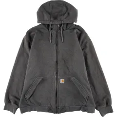 古着 カーハート Carhartt Loose Fit RAIN DEFENDER スウェットフルジップパーカー メンズXL相当/eaa524797