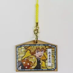 【中古】キーホルダー 我妻善逸 「鬼滅の刃×ローソン キャンペーン ウッドキーホルダー」