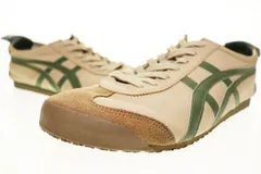 オニツカタイガー Onitsuka Tiger MEXICO66 BEIGE GRASS GREEN 28.5㎝ 1183C102 メキシコ66 ベージュ グラスグリーン 【ブランド古着ベクトル】【中古】▲250711