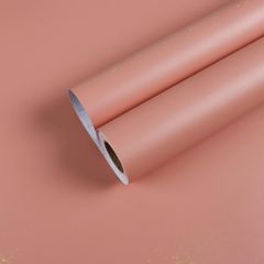 【人気商品】CHIHUT 壁紙シール リメイクシート のり付き カッティングシート 無地 ピンク 厚手 ウォールステッカー ふすま紙 インテリア 45cmx6m 耐熱 防水防汚防油 簡単 はがせる壁紙 補修 リフォーム 模様替え 貼り直し カット目盛り付き D